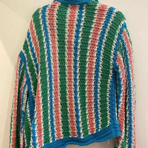 Zara button up and matching knit crop top - Picture 8 of 11